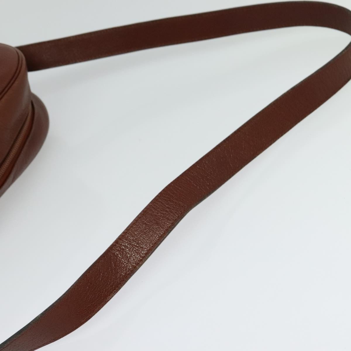 Christian Dior CD Shoulder bag Leather, BROWN, LEATHER, Shoulder bag