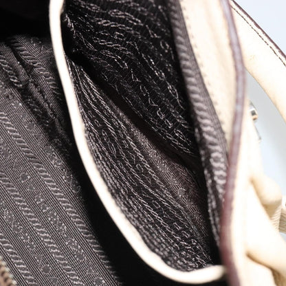 Prada Vintage Handbag Leather, White, Leather, Handbag