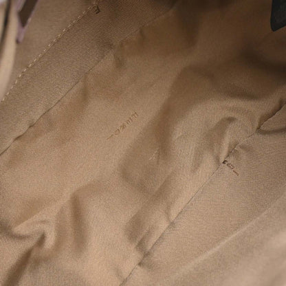 Fendi Pochette Shoulder Bag Zucchino Canvas, PURPLE, CANVAS, Shoulder bag