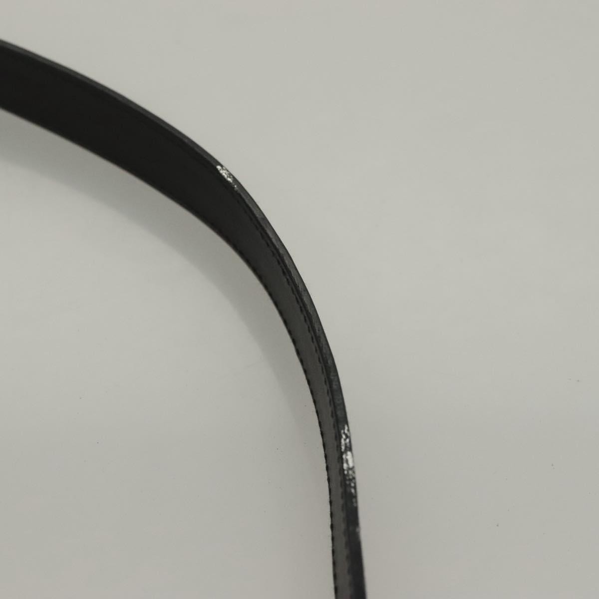 Gucci Vintage Shoulder Bag Leather, GRAY, LEATHER, Shoulder bag