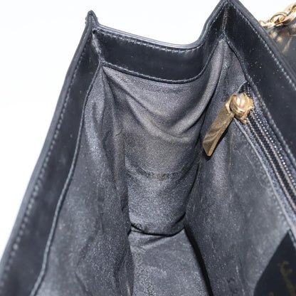 Salvatore Ferragamo Gancini Chain Shoulder bag Leather, BLACK, LEATHER, Shoulder bag