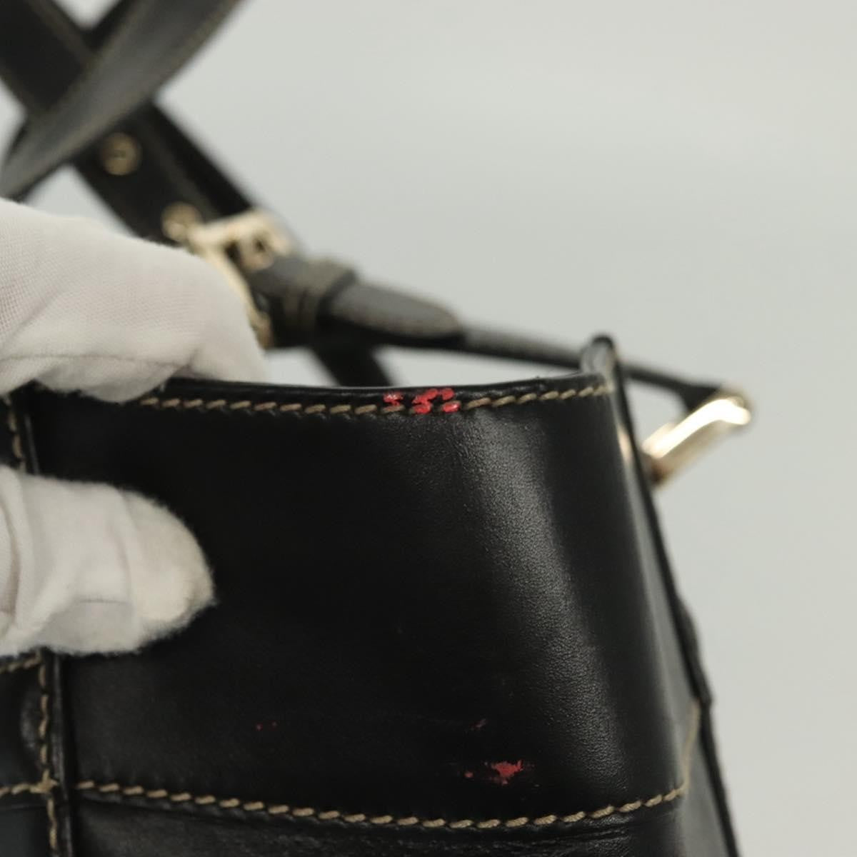 Gucci Tote Bag Leather, BLACK, LEATHER, Tote bag