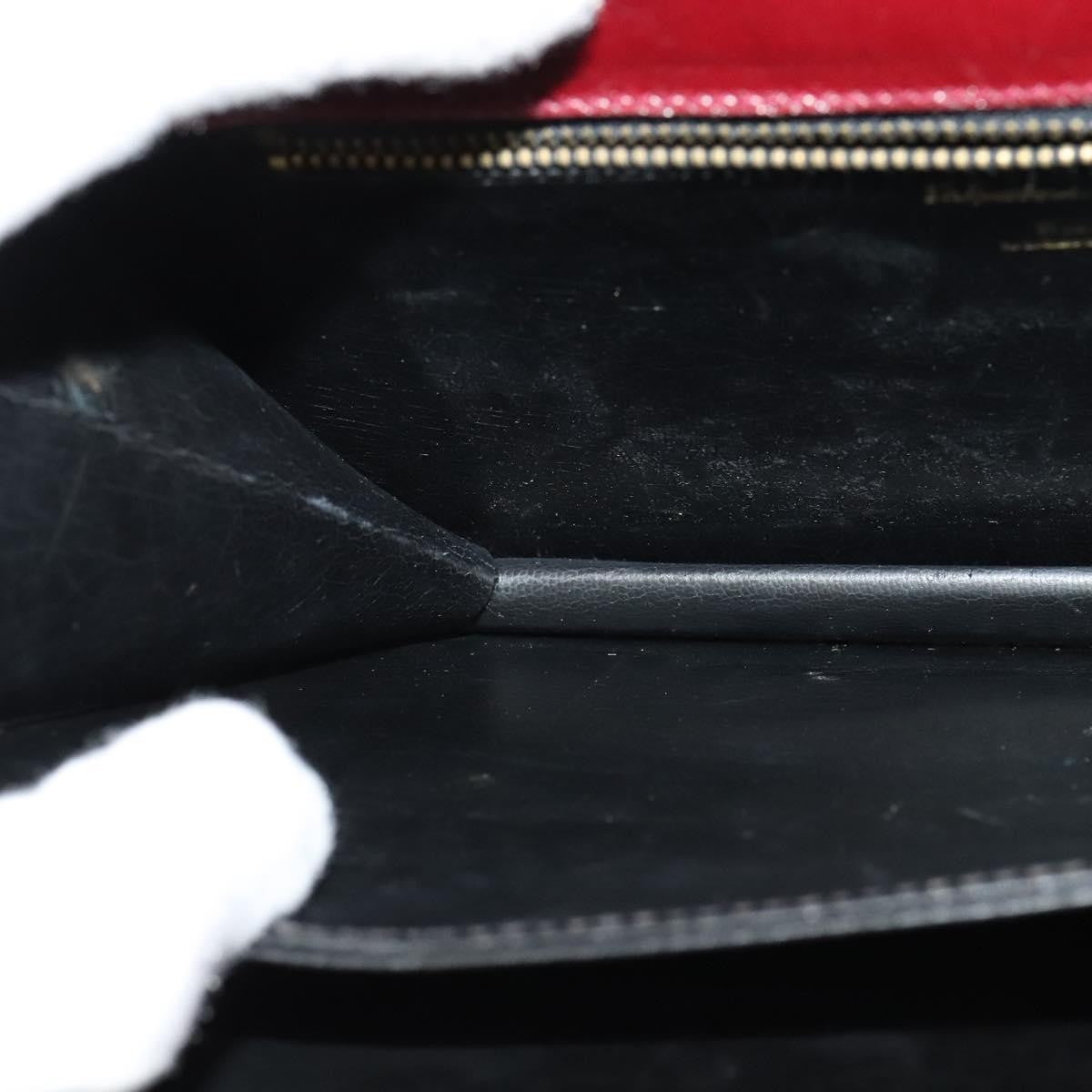 Salvatore Ferragamo Flap Shoulder Bag Suede, BURGUNDY, SUEDE, Shoulder bag