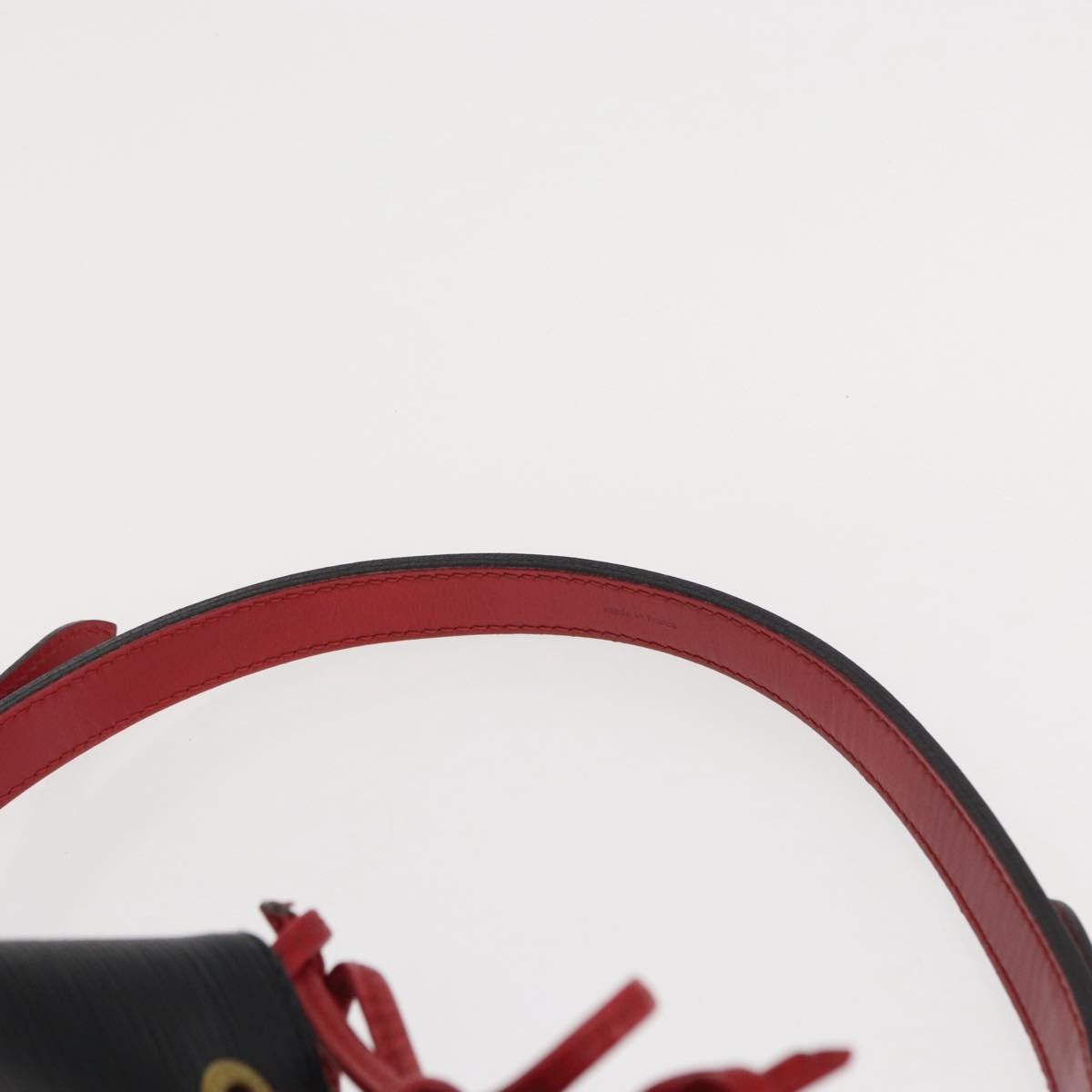 Louis Vuitton Bicolor Noe Handbag Epi Leather, BLACK, LEATHER, Shoulder bag