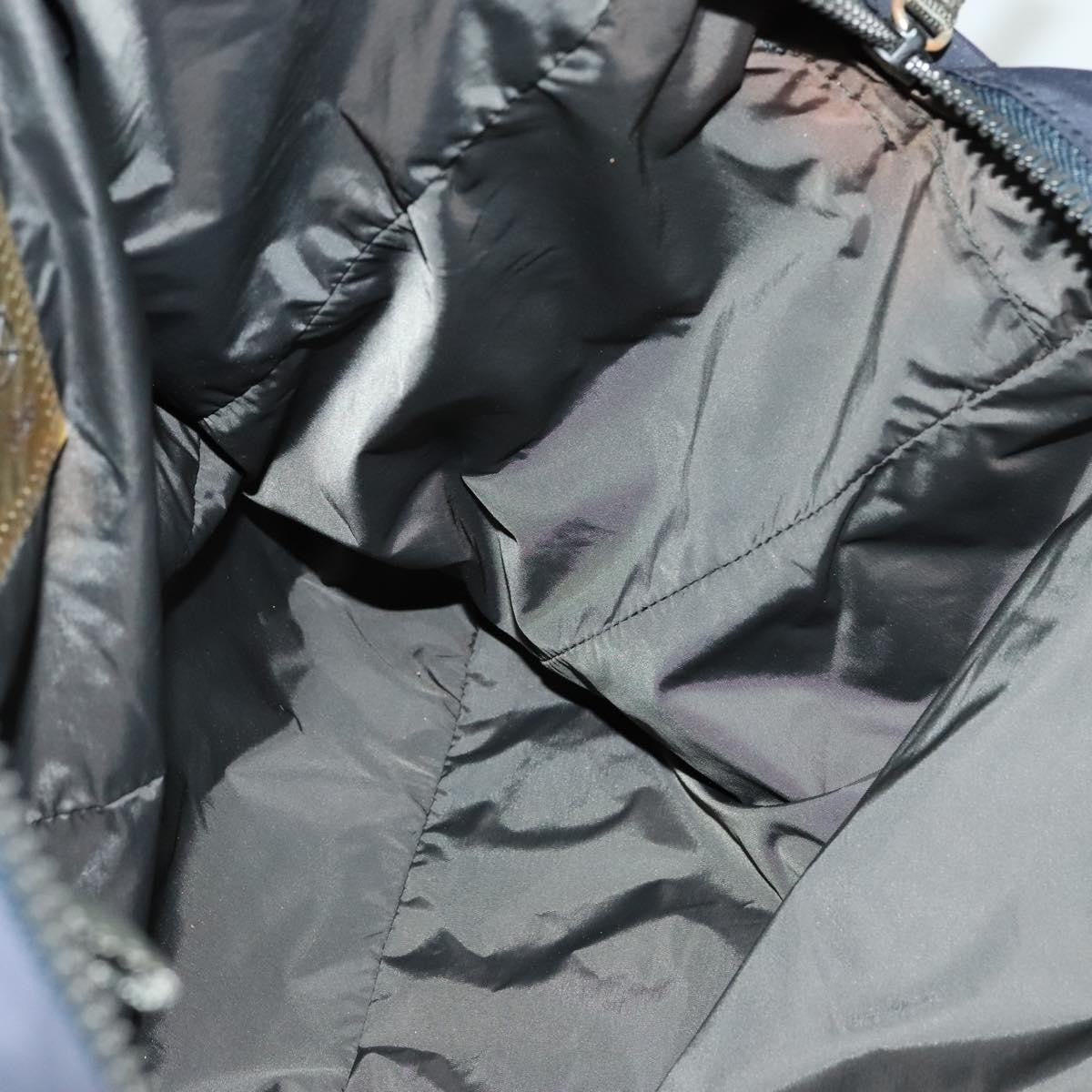 Prada Travel Boston Bag Nylon, NAVY, NYLON, Travel bag