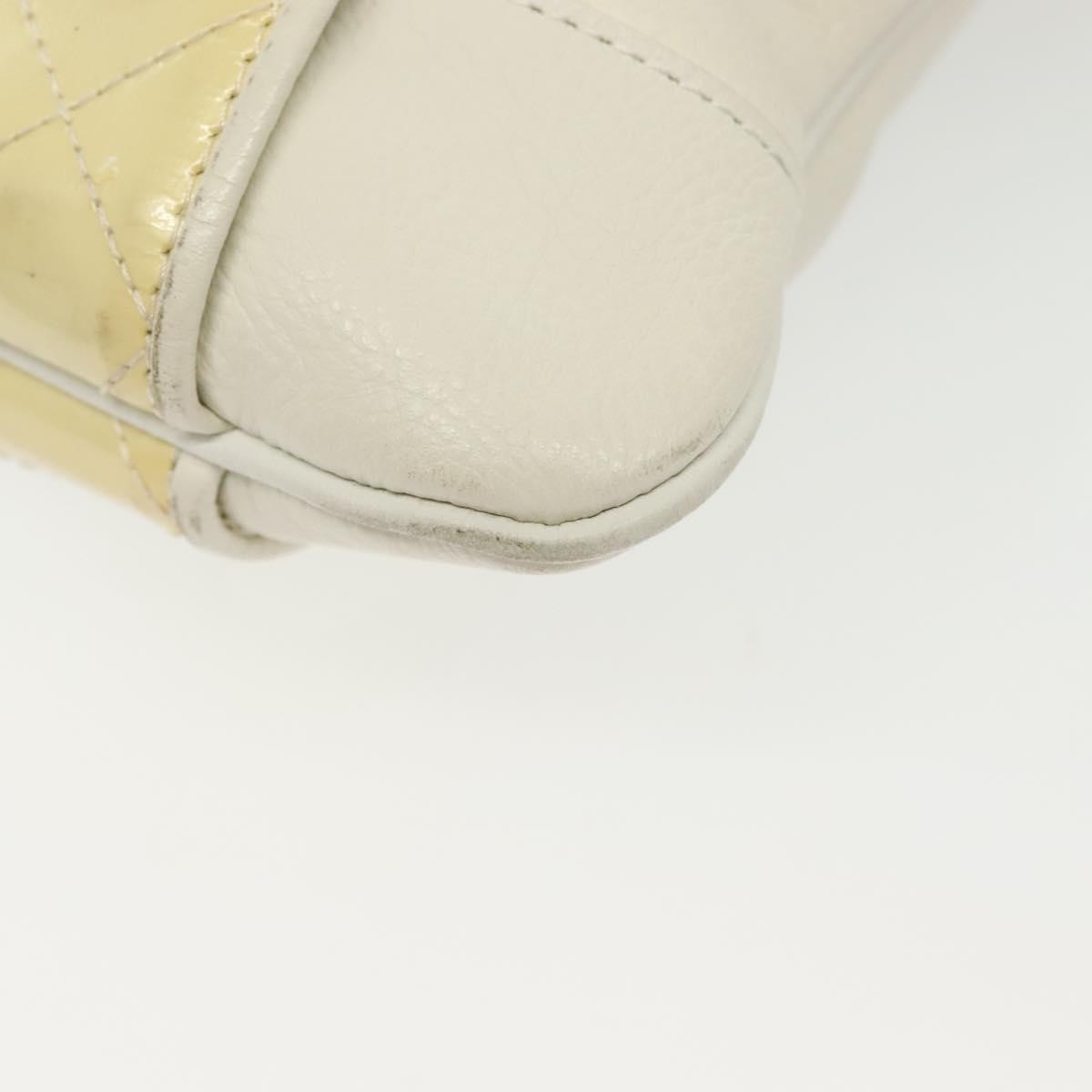 Burberry Vintage Tote Leather, WHITE, LEATHER, Tote bag