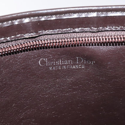 Christian Dior Vintage Trotter Shoulder Bag Canvas, BROWN, CANVAS, Shoulder bag