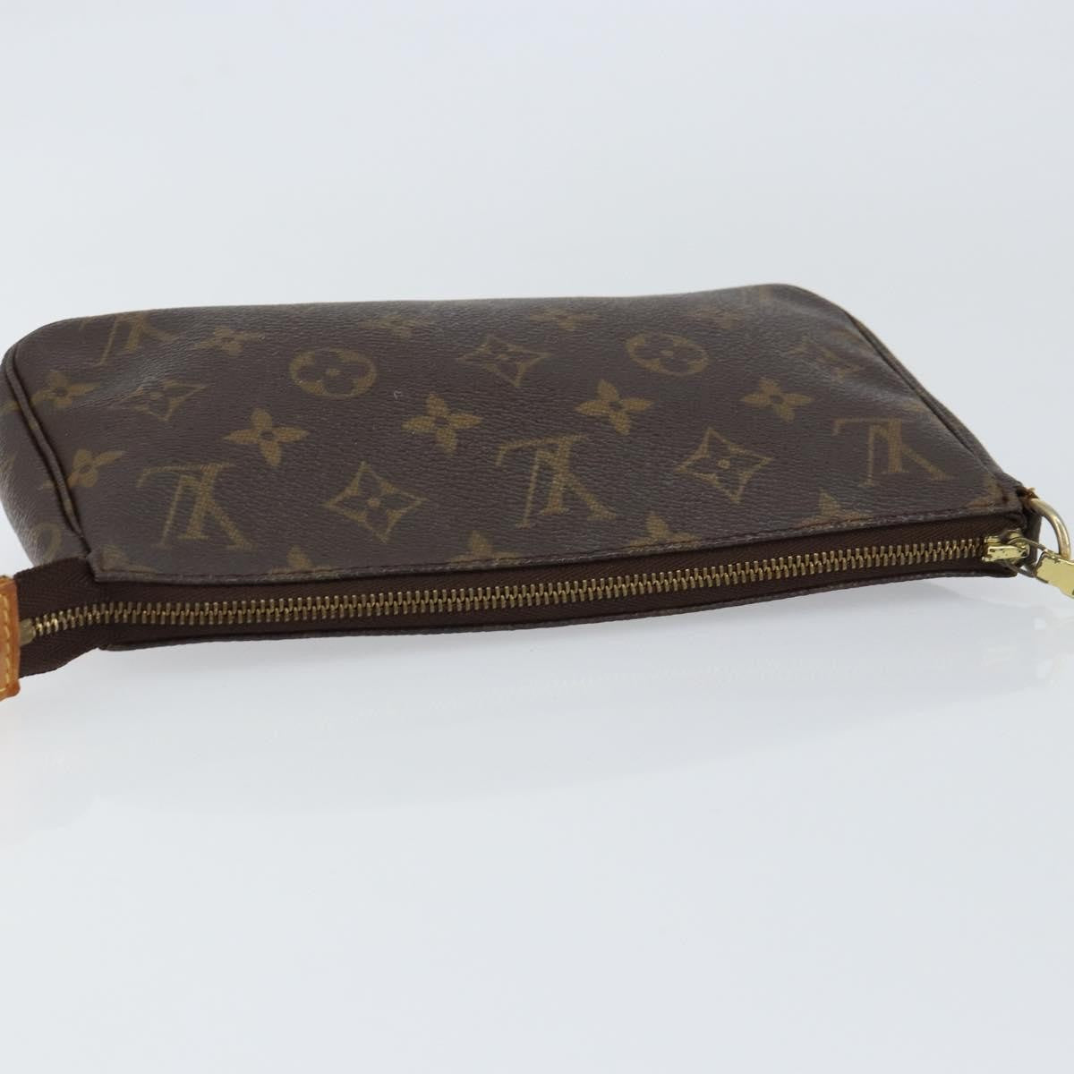 Louis Vuitton Pochette Accessoires NM Monogram Canvas, BROWN, CANVAS, Clutche & pouche