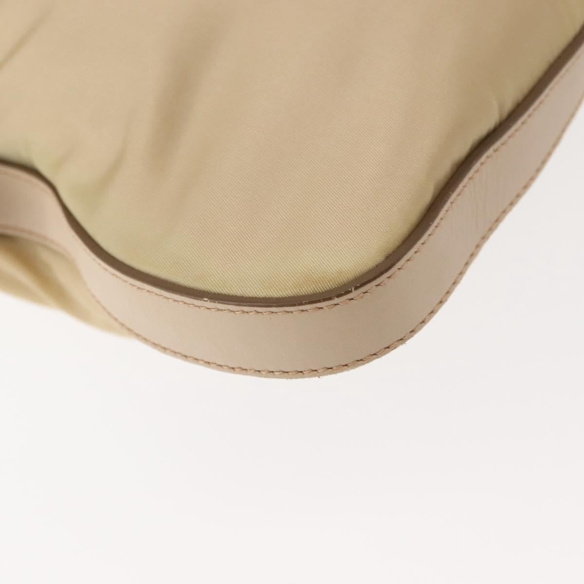 Prada Hobo Tessuto, BEIGE, NYLON, Shoulder bag