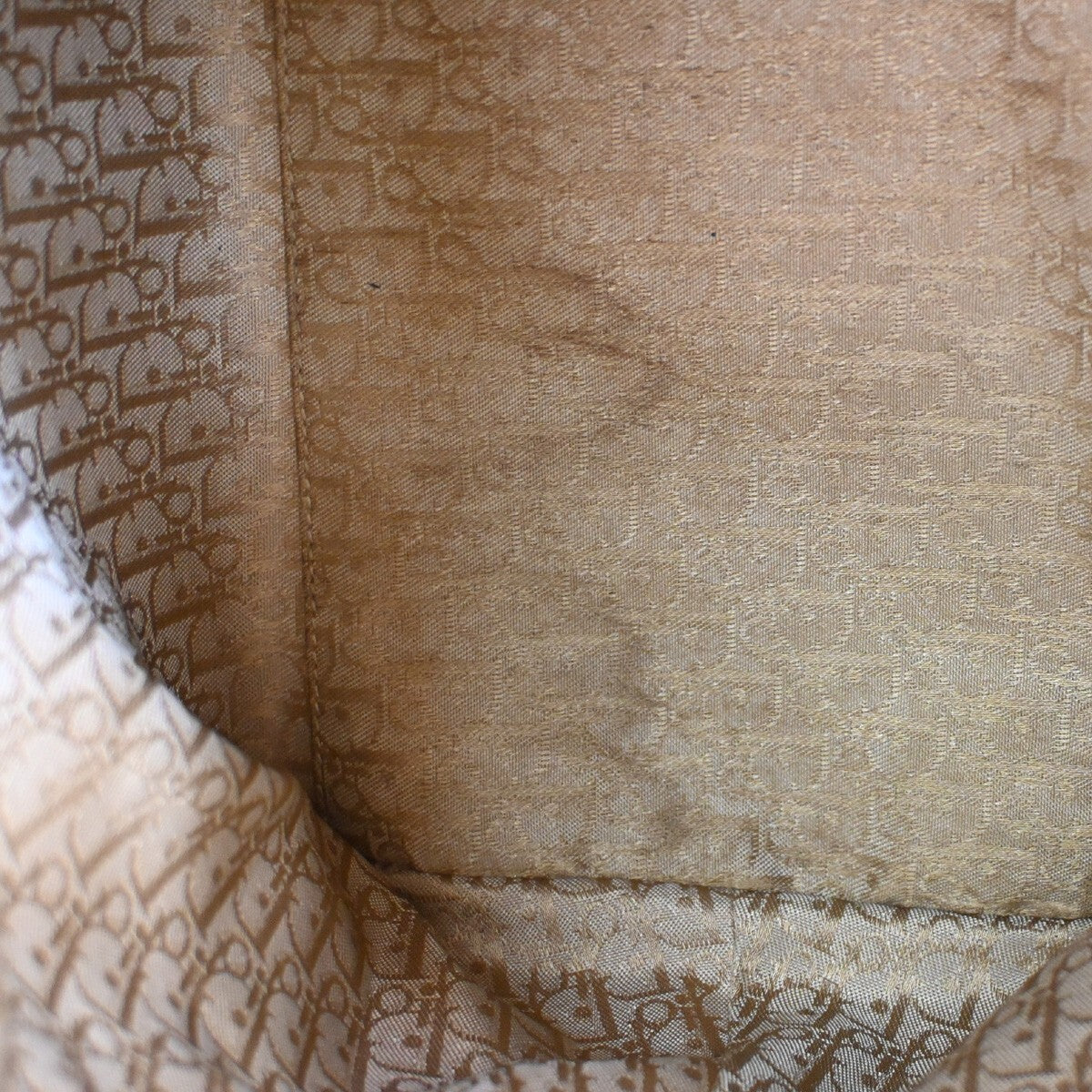 Christian Dior Lady Cannage Tote Leather, BEIGE, LEATHER, Tote bag