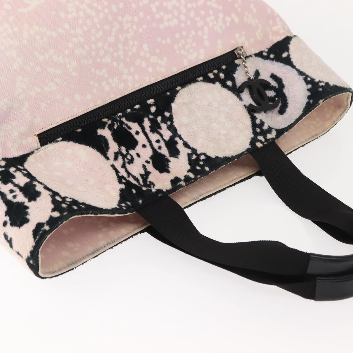 Chanel Vintage Tote Canvas, PINK, CANVAS, Tote bag