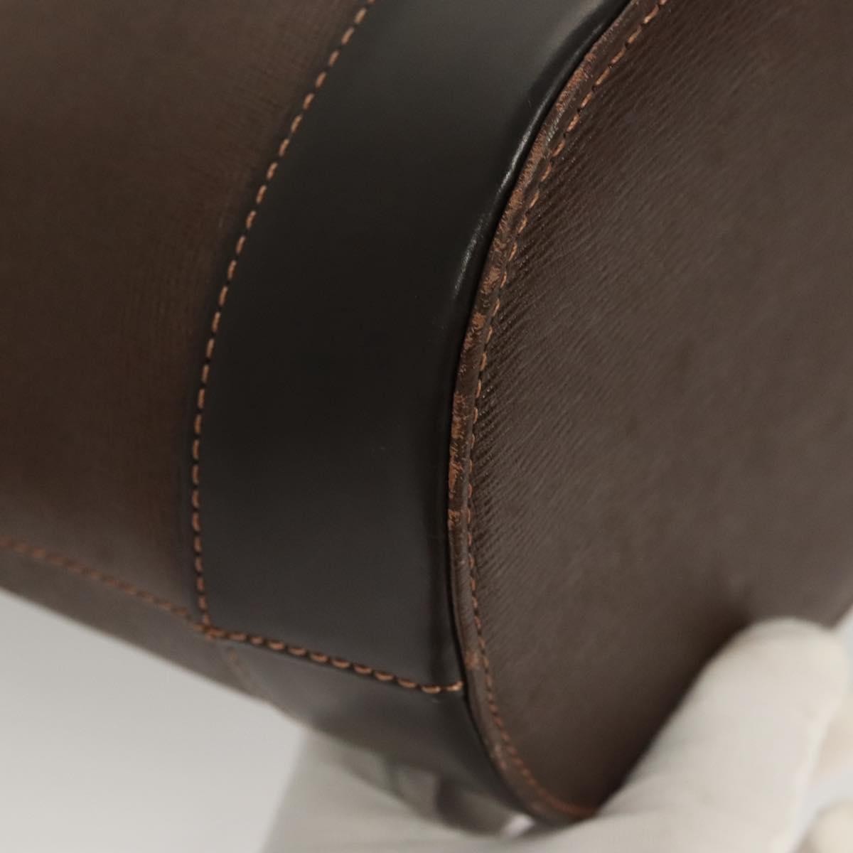 Burberry Handle Tote Leather, BROWN, LEATHER, Tote bag