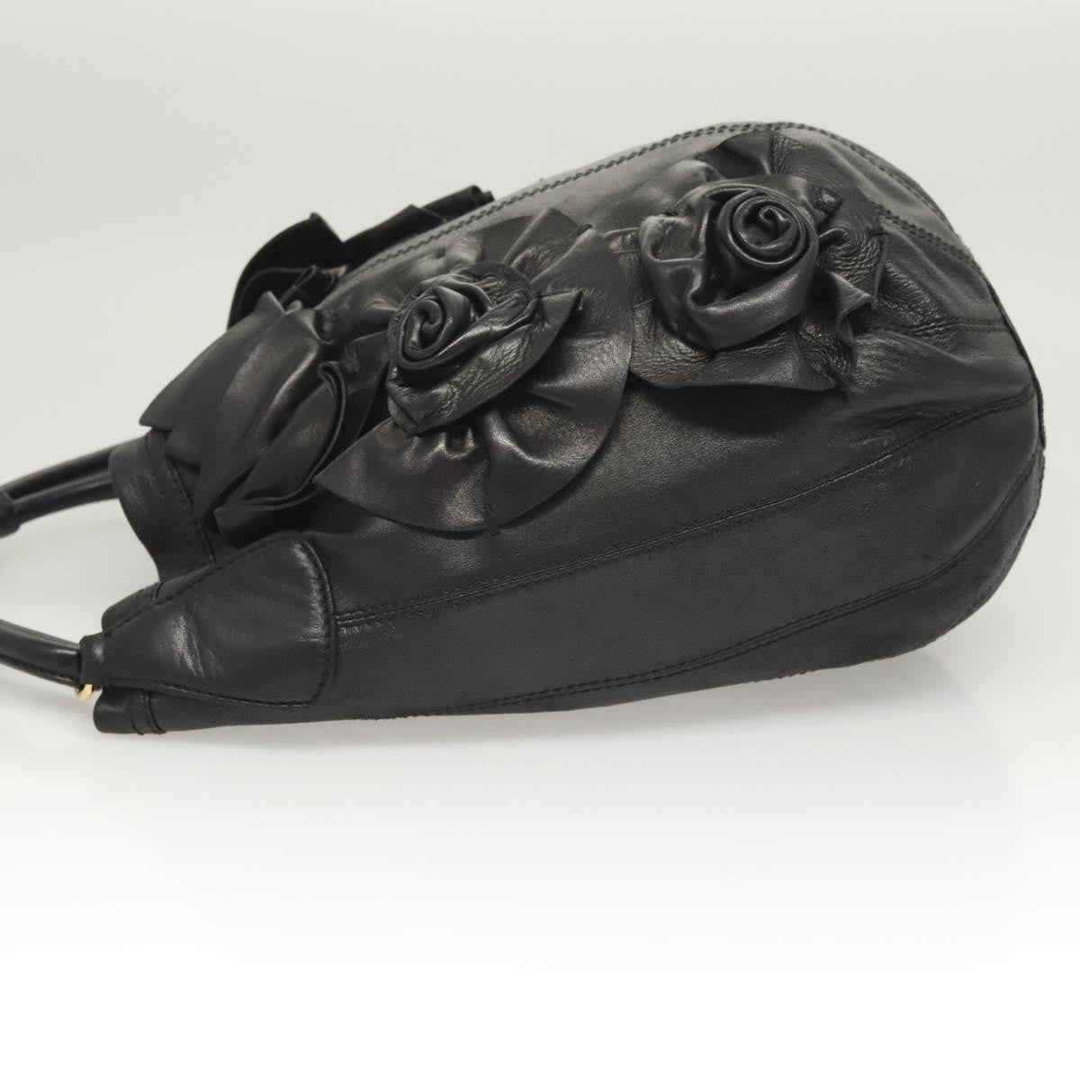 Valentino Garavani Signature Classic Rose Tote bag Leather, BLACK, LEATHER, Tote bag