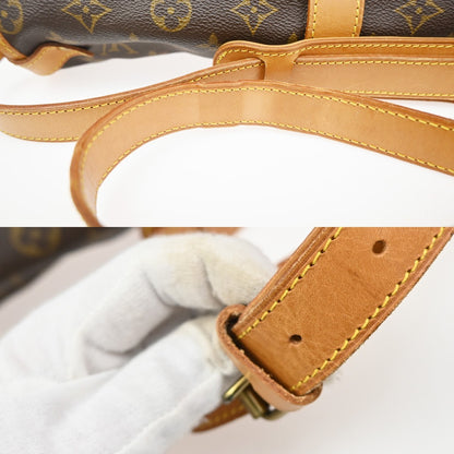Louis Vuitton Saumur Handbag Monogram Canvas, BROWN, CANVAS, Shoulder bag