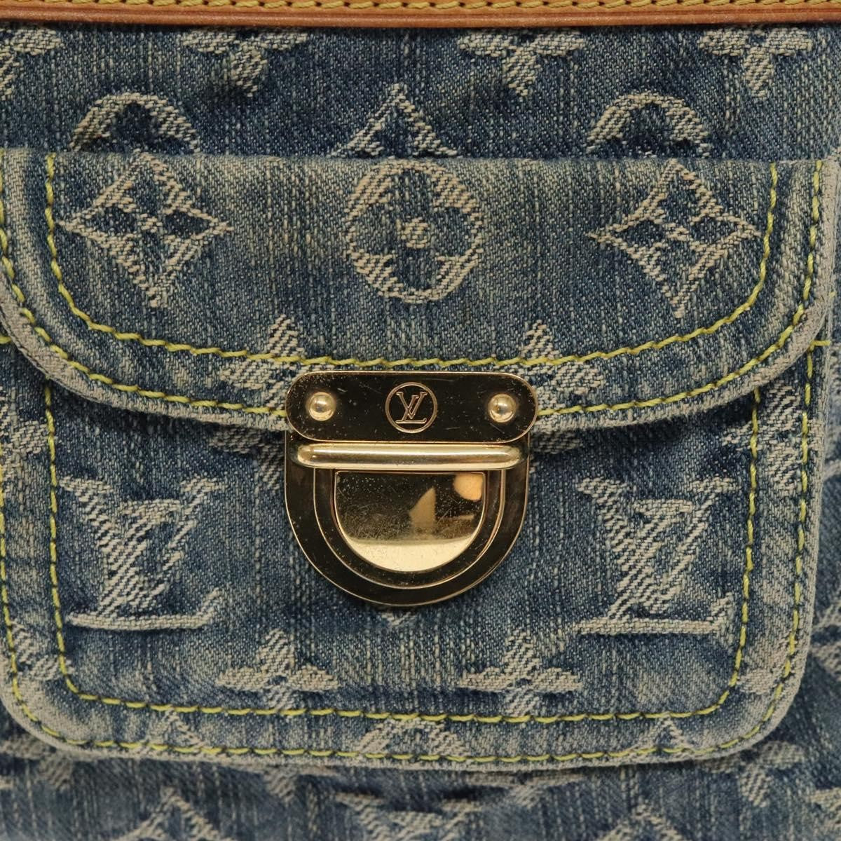 Louis Vuitton Baggy Handbag Denim, BLUE, DENIM_JEANS, Handbag