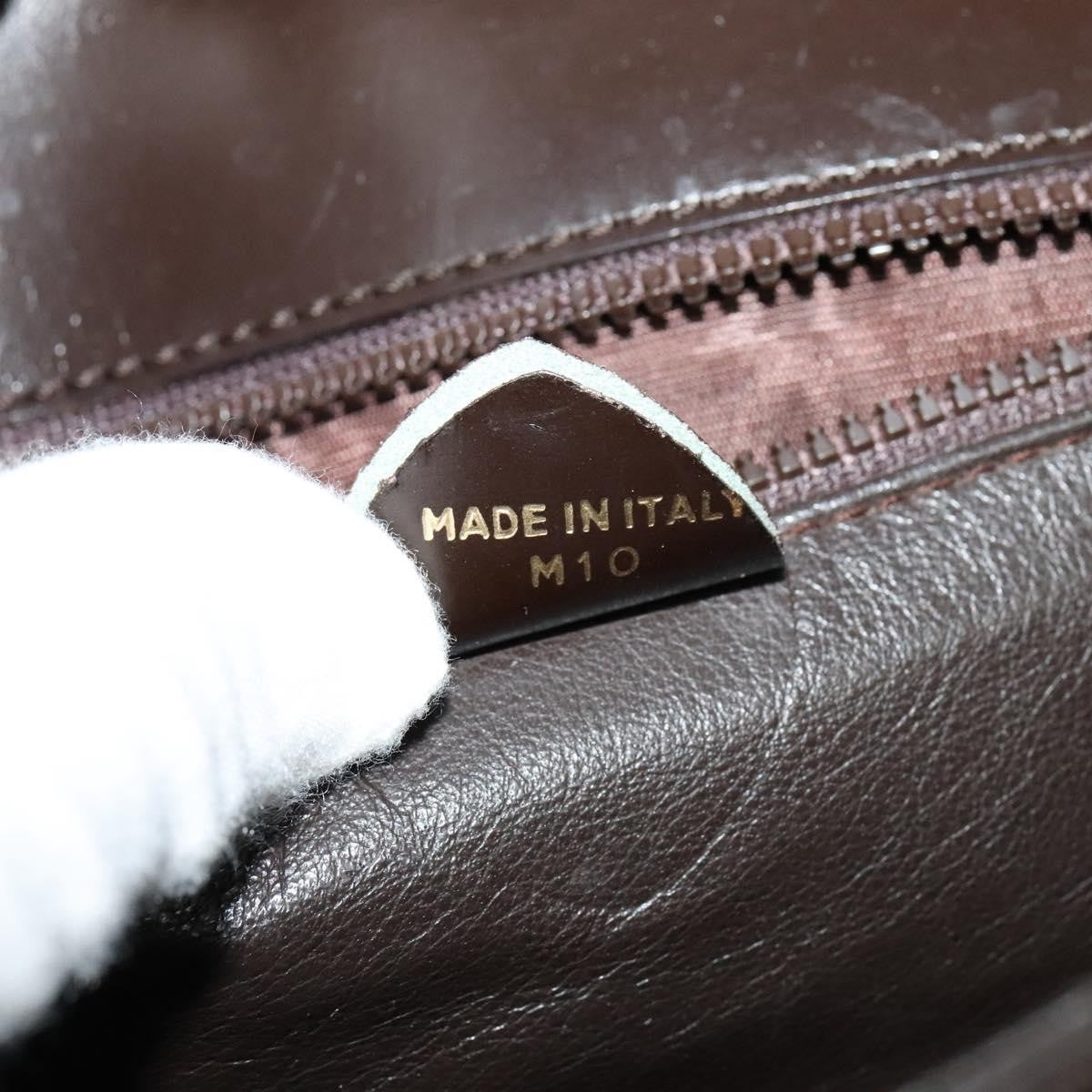 Celine Vintage Circle Logo Crossbody Bag Leather, BLACK, LEATHER, Shoulder bag