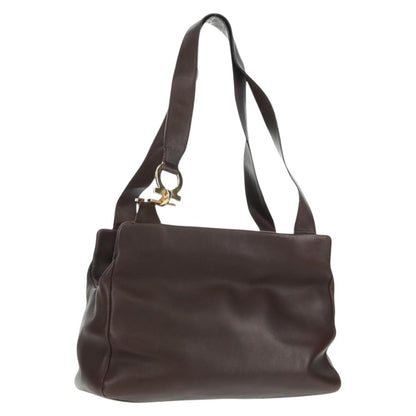 Salvatore Ferragamo Vintage Tote bag Leather, BROWN, LEATHER, Tote bag