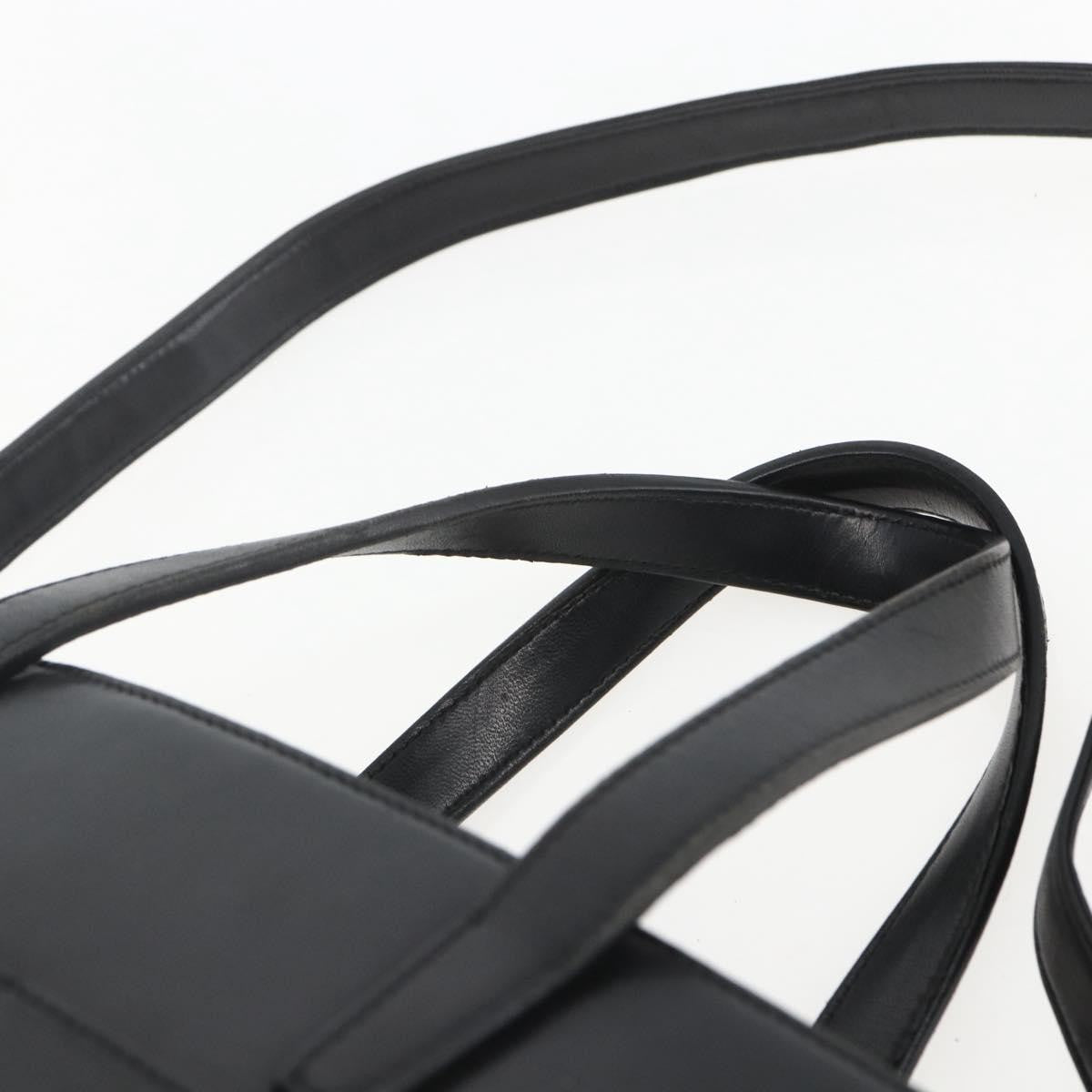 Loewe Vintage Anagram Tote Leather, BLACK, LEATHER, Tote bag