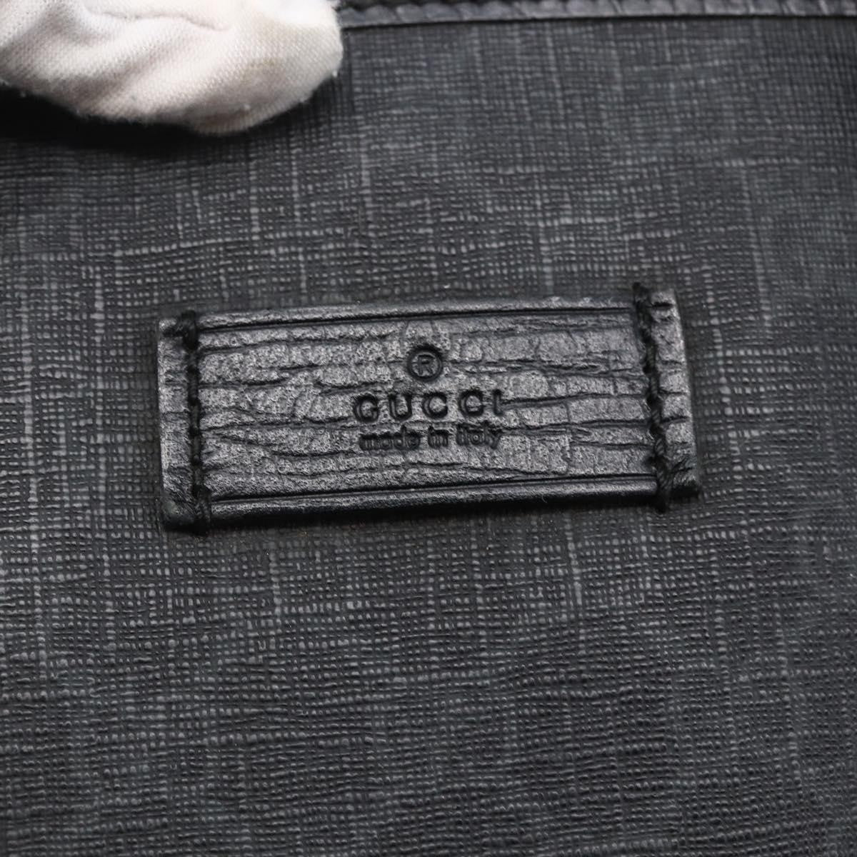 Gucci Convertible Zip Tote GG Canvas, BLACK, PVC, Tote bag