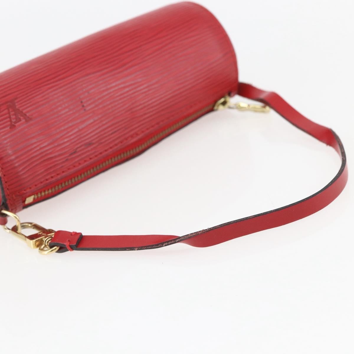 Louis Vuitton Soufflot Pochette Epi Leather, RED, LEATHER, Clutche & pouche