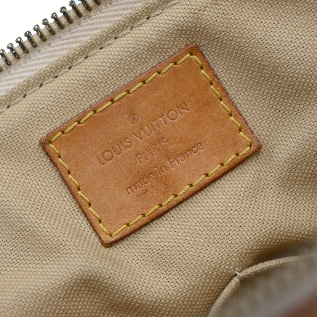 Louis Vuitton Siracusa Handbag Damier, WHITE, CANVAS, Shoulder bag