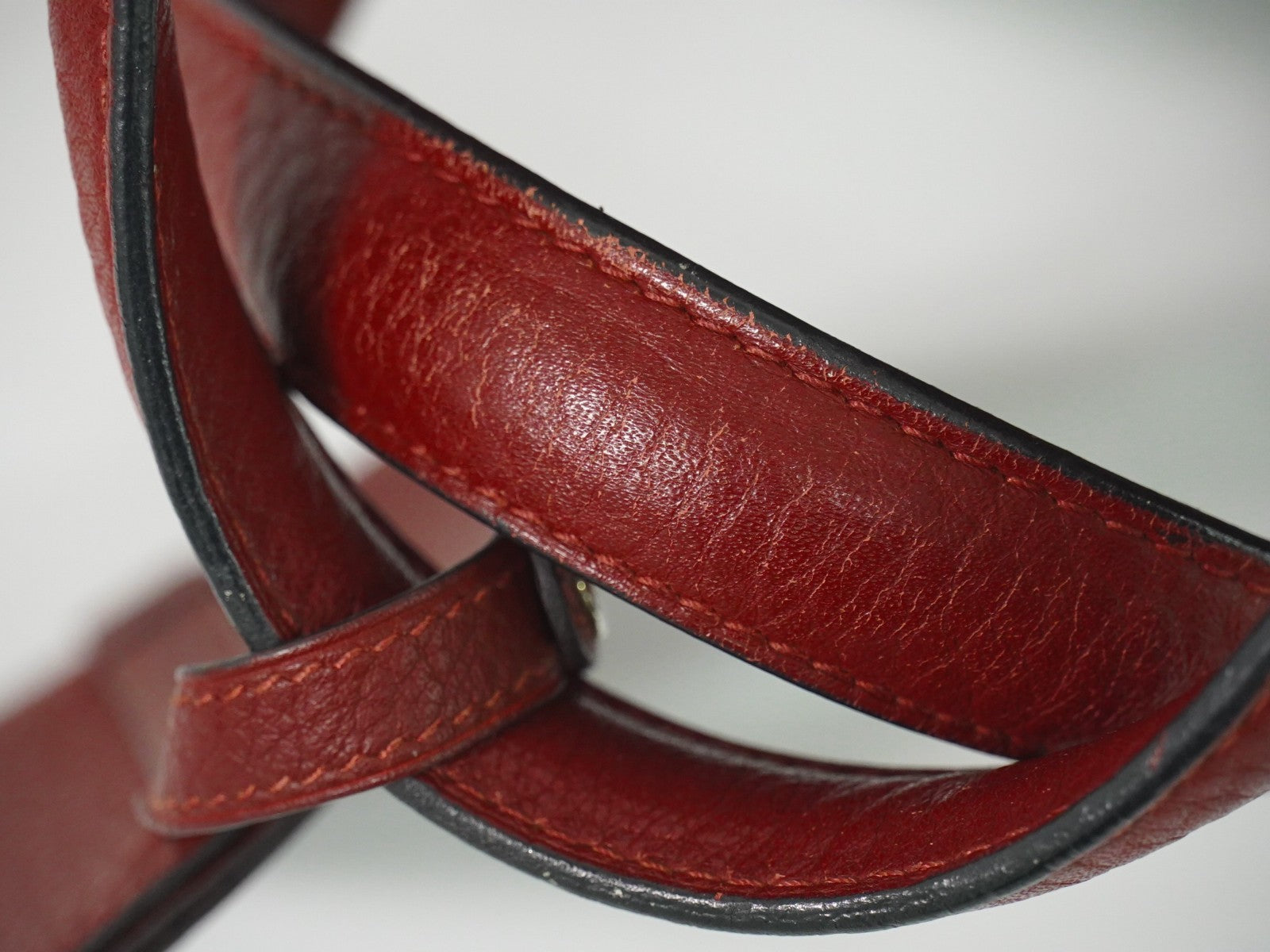 Hermes Victoria Travel Bag Leather, RED, LEATHER, Travel bag