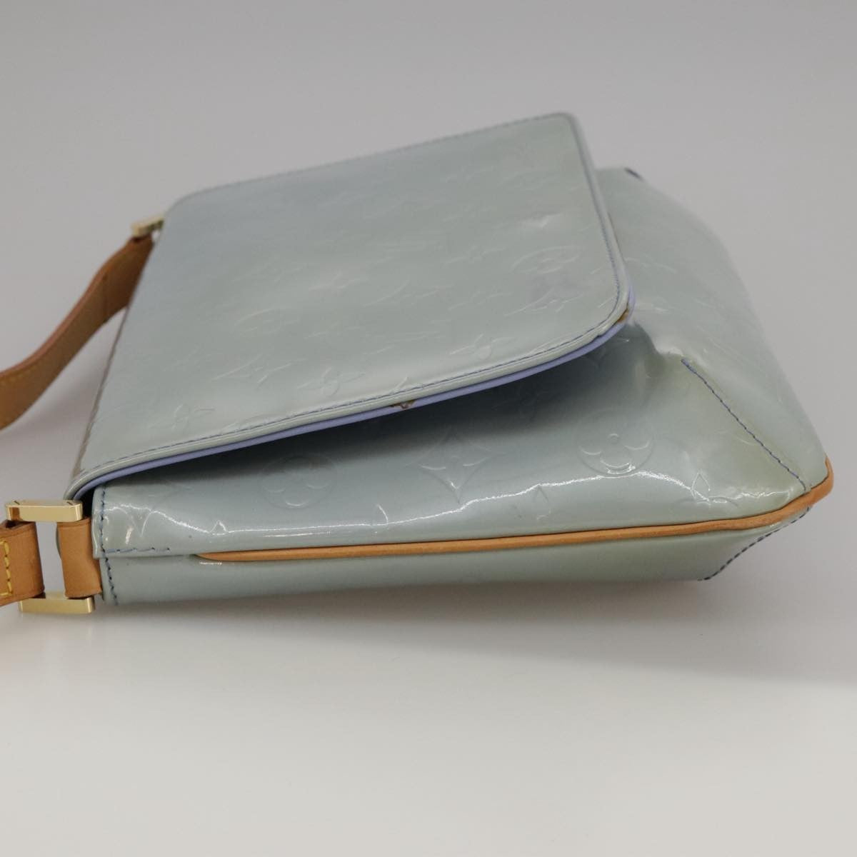 Louis Vuitton Thompson Street Handbag Monogram Vernis, PURPLE, PATENT_LEATHER, Handbag