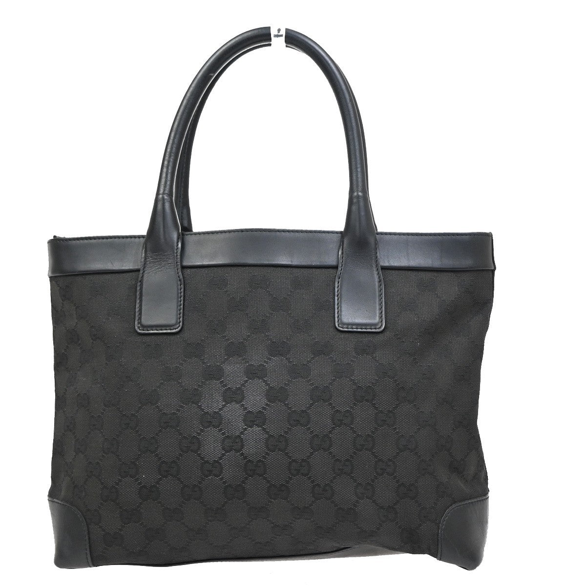 Gucci Vintage tote Canvas, BLACK, CANVAS, Tote bag