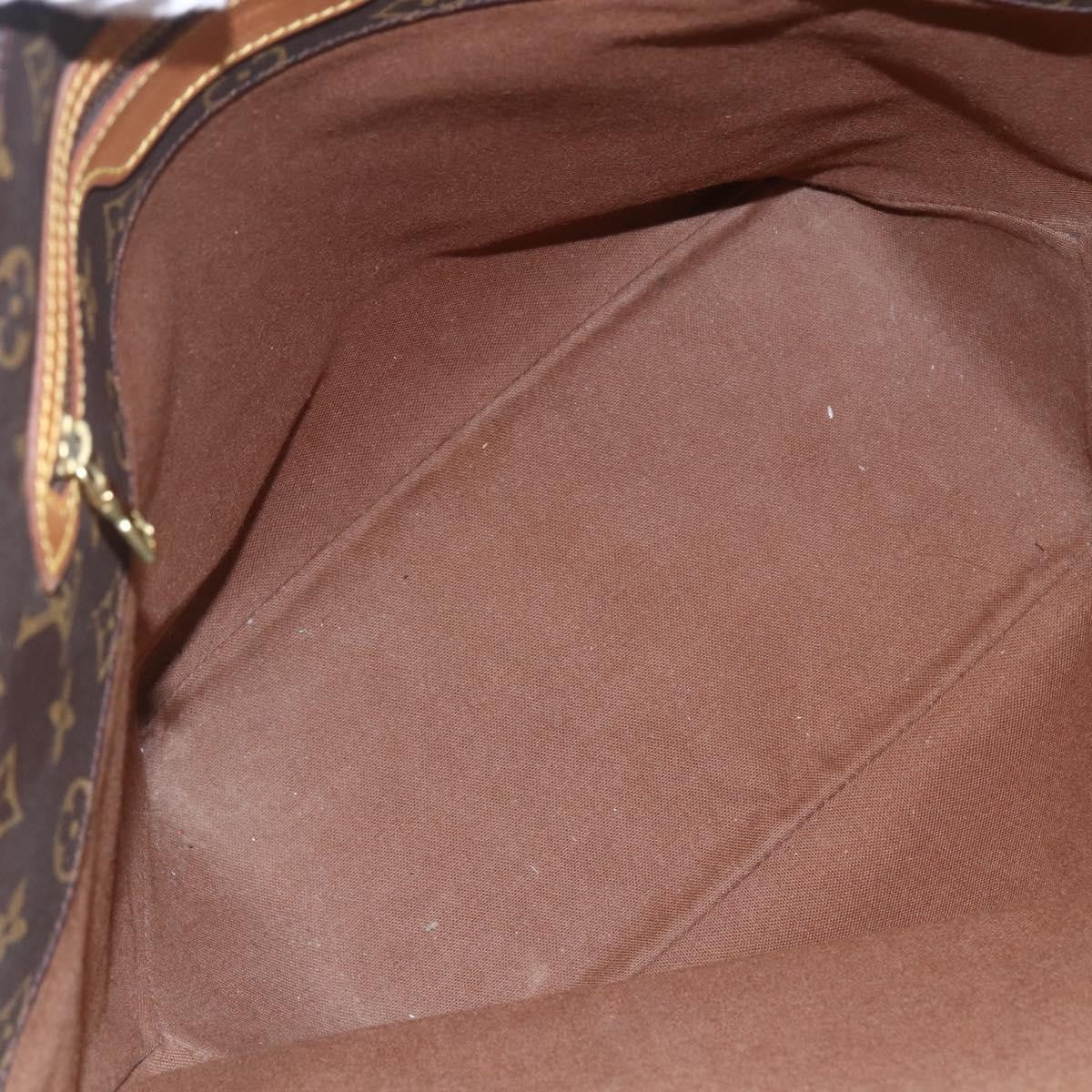 Louis Vuitton Shopping Sac Handbag Monogram Canvas, BROWN, CANVAS, Tote bag