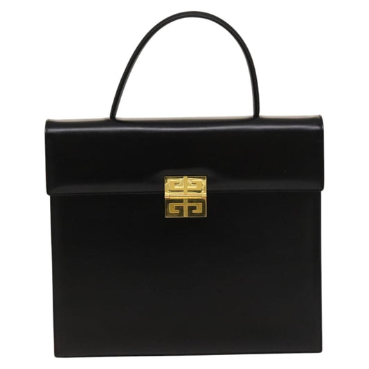 Givenchy Vintage 4G handbag Leather, BLACK, LEATHER, Handbag