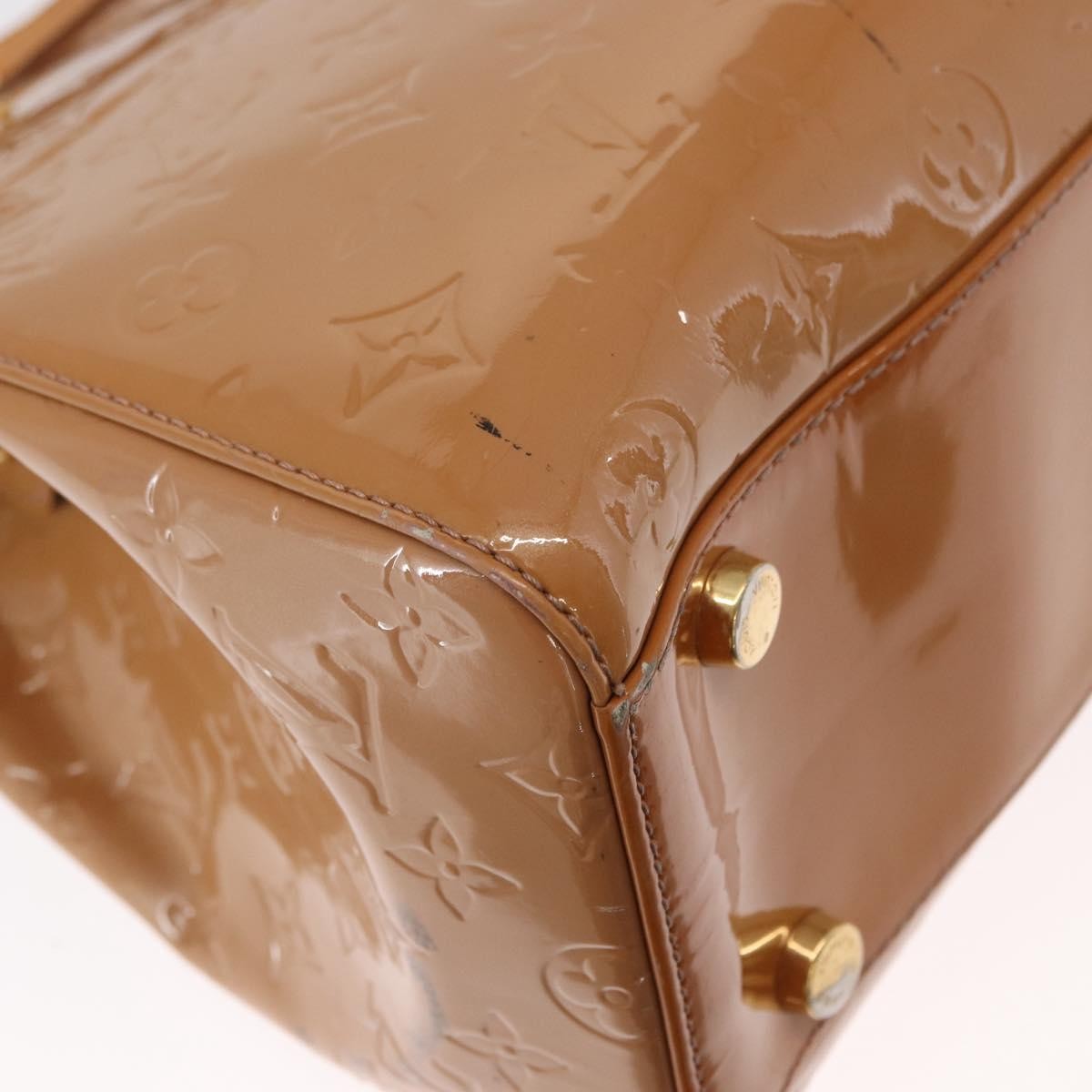 Louis Vuitton Brea Handbag Monogram Vernis, BROWN, PATENT_LEATHER, Handbag