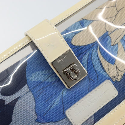 Salvatore Ferragamo Vintage Shoulder Bag Patent leather, BLUE, PATENT_LEATHER, Shoulder bag