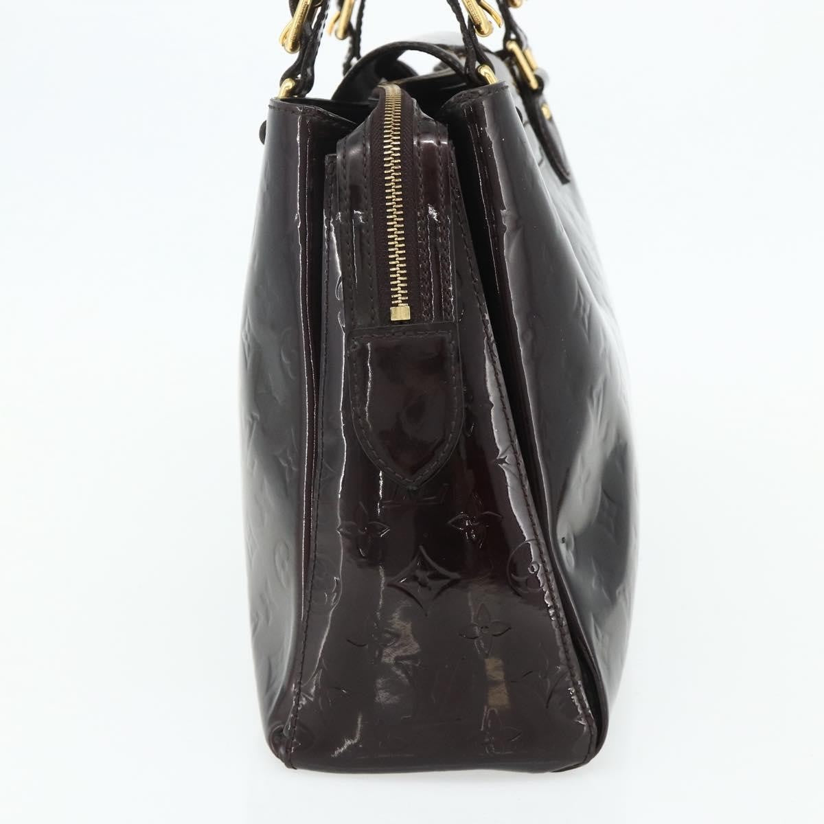 Louis Vuitton Melrose Avenue Handbag Monogram Vernis, Burgundy, Patent Leather, Handbag