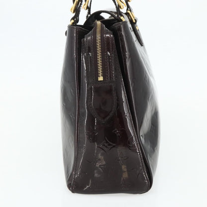 Louis Vuitton Melrose Avenue Handbag Monogram Vernis, Burgundy, Patent Leather, Handbag