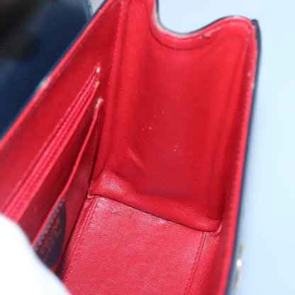 Celine Handbag Leather, NAVY, LEATHER, Handbag