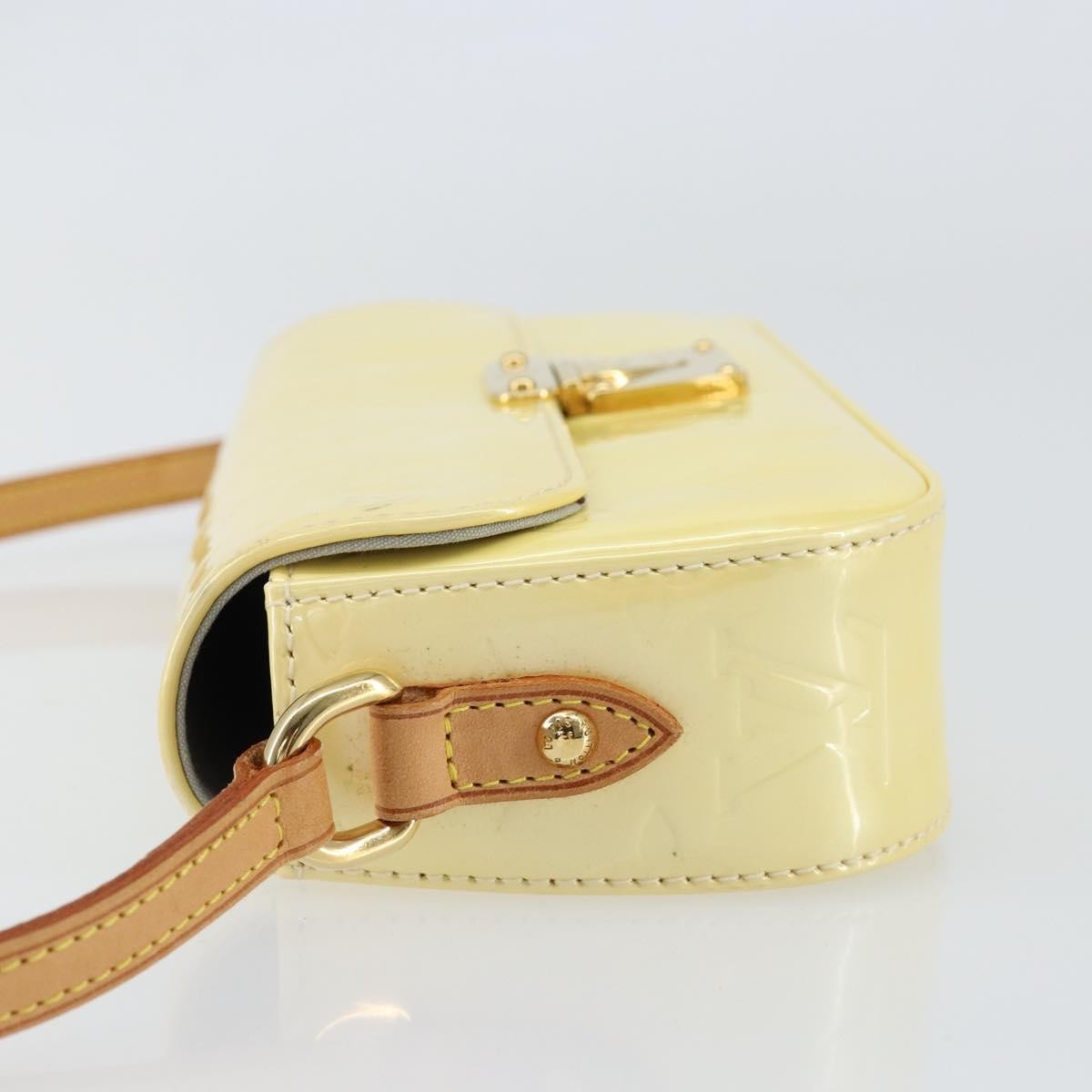 Louis Vuitton Malibu Street Handbag Monogram Vernis, BEIGE, PATENT_LEATHER, Clutche & pouche