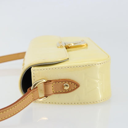 Louis Vuitton Malibu Street Handbag Monogram Vernis, BEIGE, PATENT_LEATHER, Clutche & pouche