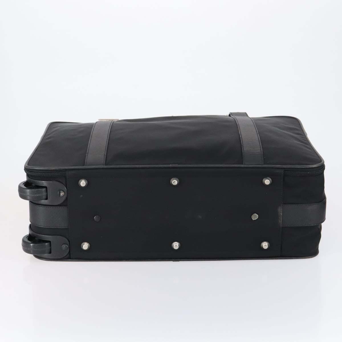 Prada Trunk Bag Nylon, BLACK, NYLON, Travel bag