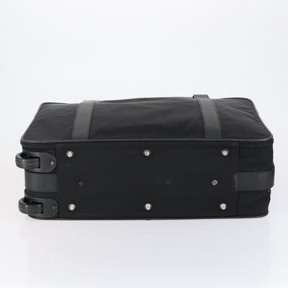 Prada Trunk Bag Nylon, BLACK, NYLON, Travel bag