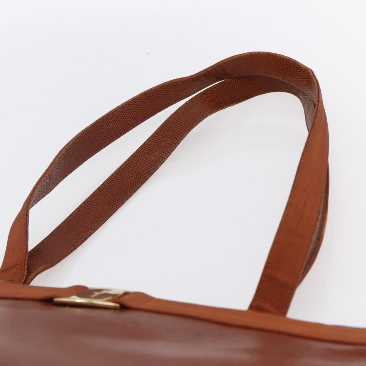 Salvatore Ferragamo Vala tote Leather, BROWN, LEATHER, Tote bag