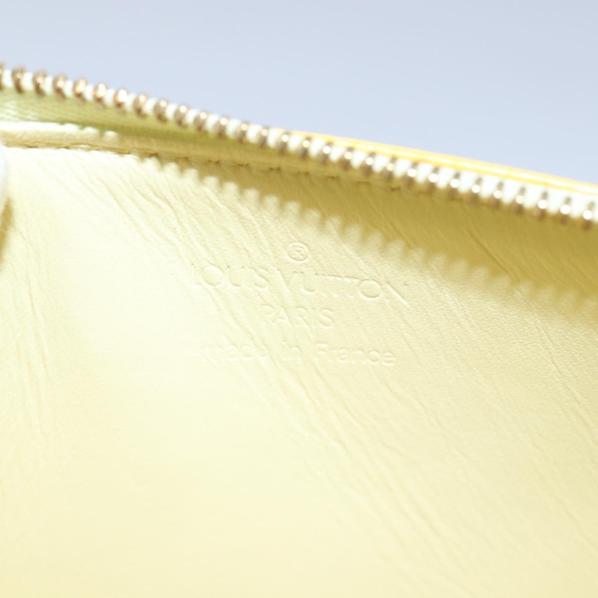 Louis Vuitton Lexington Pochette Monogram Vernis, YELLOW, PATENT_LEATHER, Clutche & pouche