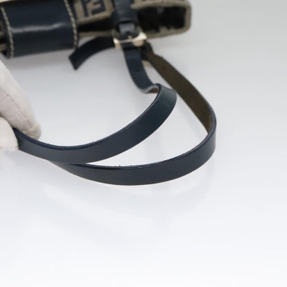 Fendi Vintage Shoulder Bag Zucca Canvas, NAVY, CANVAS, Handbag