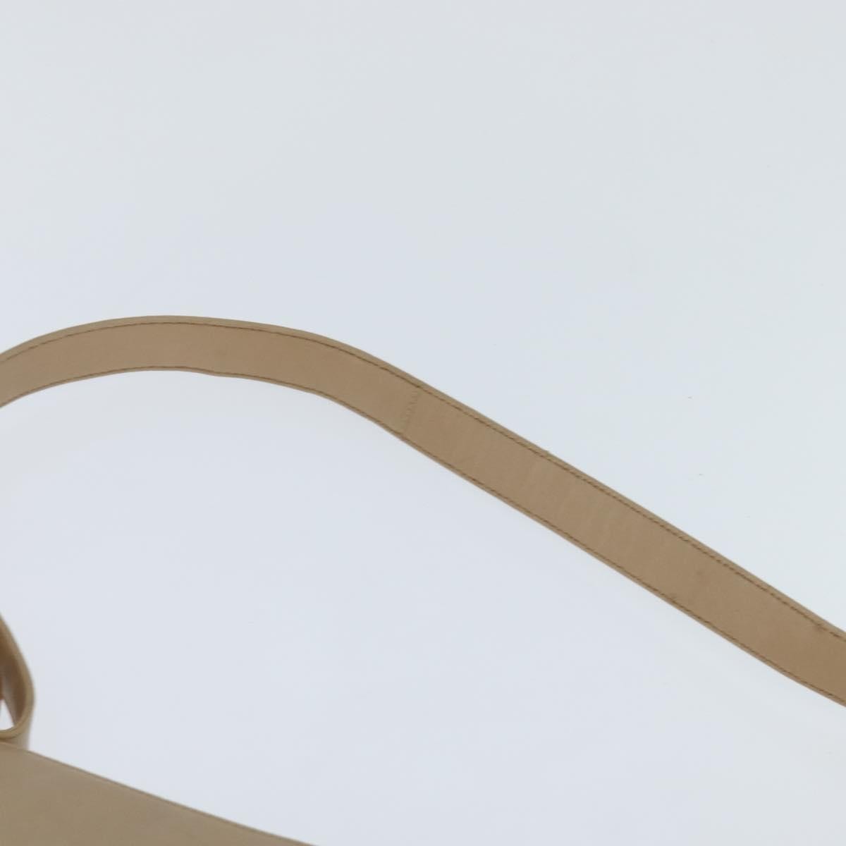 Prada Vintage Shoulder Bag Leather, BEIGE, LEATHER, Shoulder bag