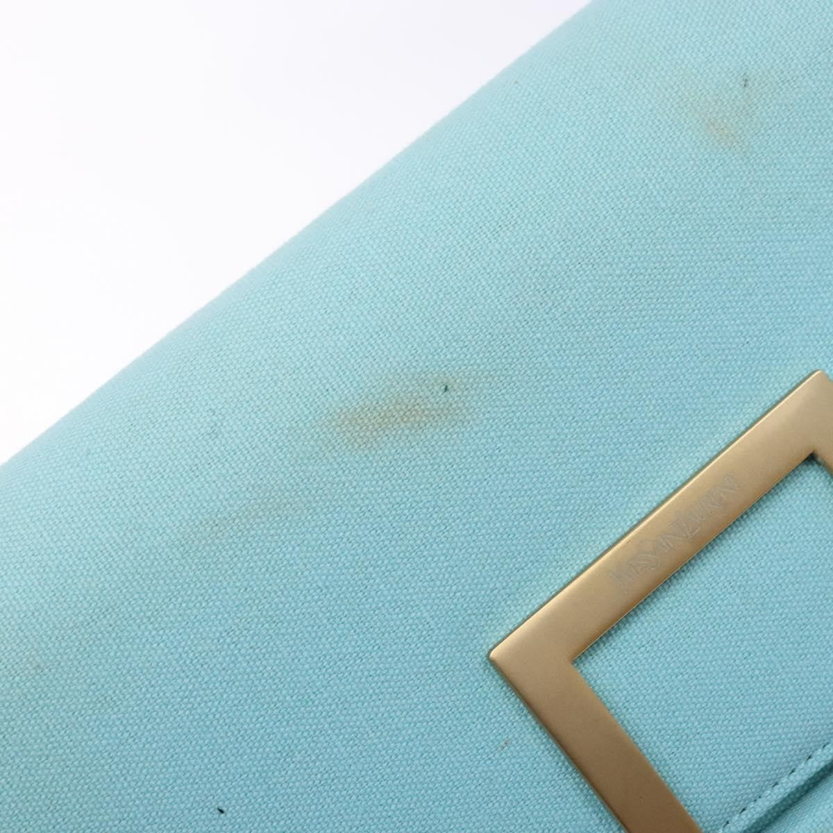 Saint Laurent Vintage Shoulder Bag Canvas, BLUE, CANVAS, Shoulder bag