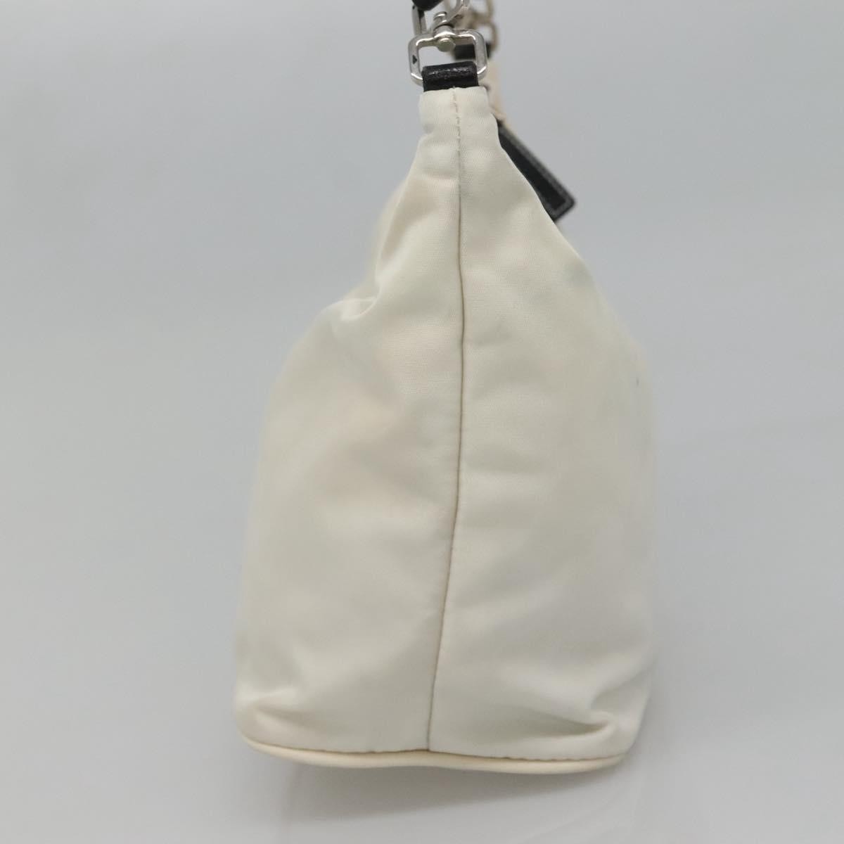 Prada Sirio Hobo Tessuto, WHITE, NYLON, Shoulder bag