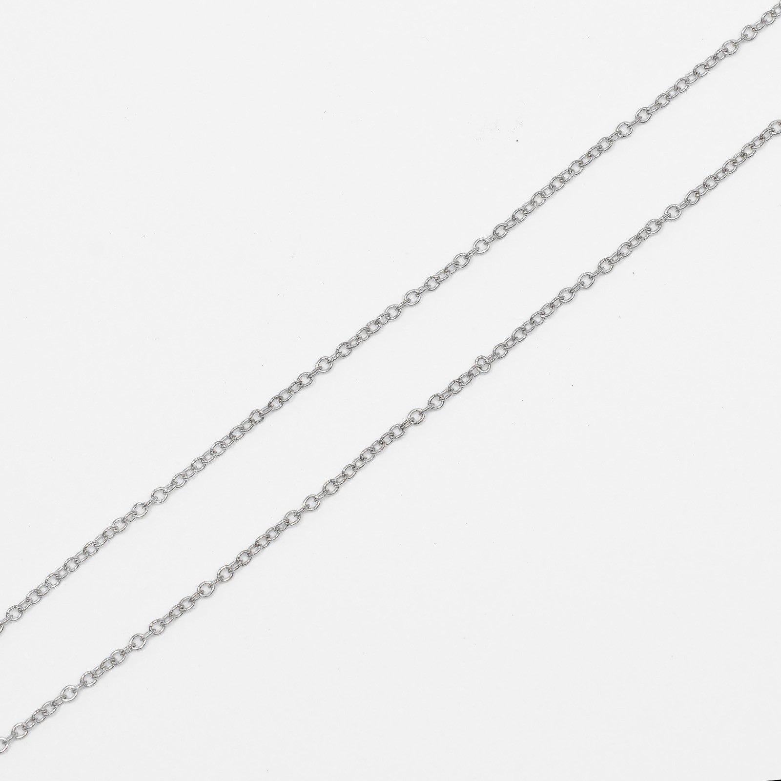 Tiffany & Co. Metro Cross Pendant Necklace 18K White Gold and Diamonds, SILVER, WHITE_GOLD, Necklace