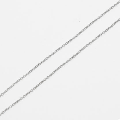 Tiffany & Co. Metro Cross Pendant Necklace 18K White Gold and Diamonds, SILVER, WHITE_GOLD, Necklace
