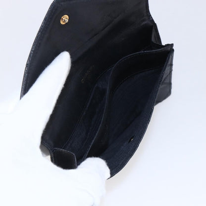 Chanel Vintage CC Flap Wallet Leather, BLACK, LEATHER, Wallets