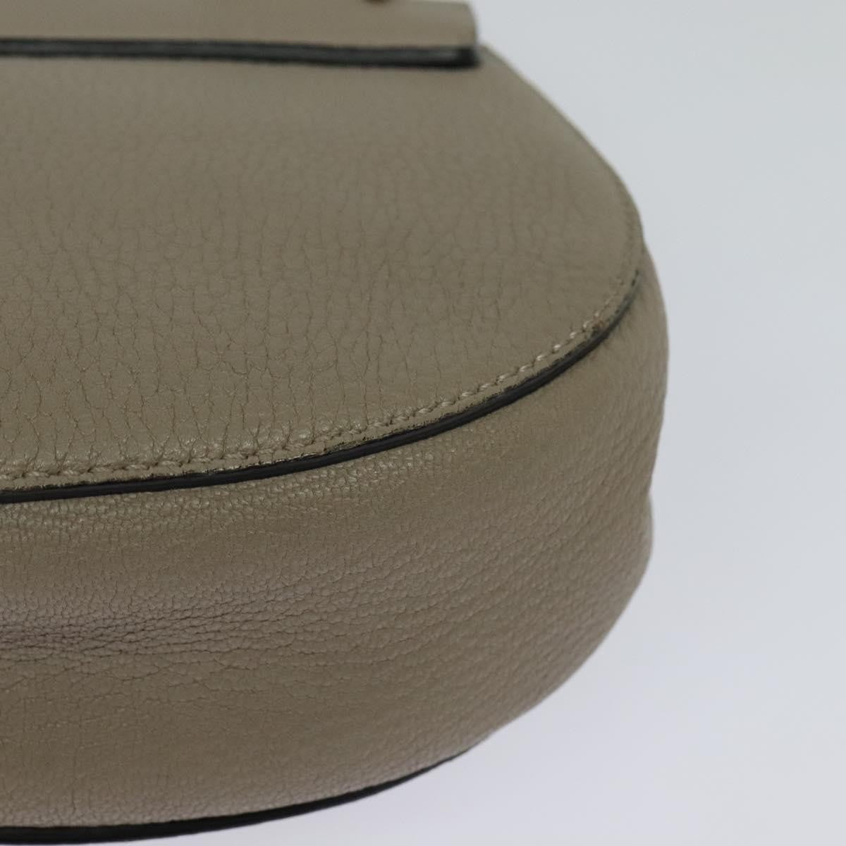 Chloe Drew Crossbody Bag Leather, GRAY, LEATHER, Shoulder bag