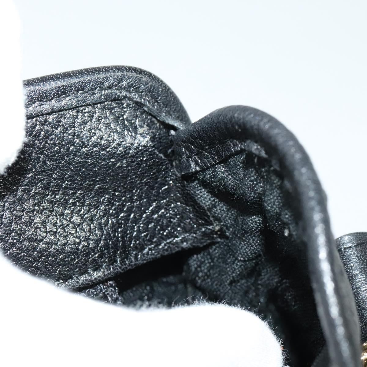 Saint Laurent Vintage Shoulder Bag Leather, BLACK, LEATHER, Shoulder bag